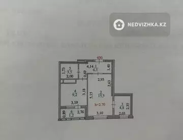 40.3 м², 2-комнатная квартира, этаж 8 из 9, 40 м², изображение - 1