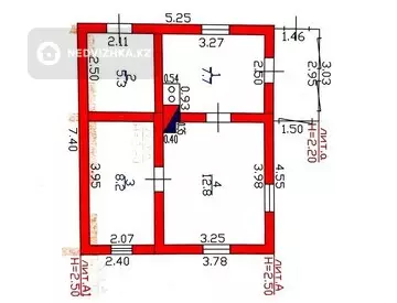 3-комнатный дом, 34 м²