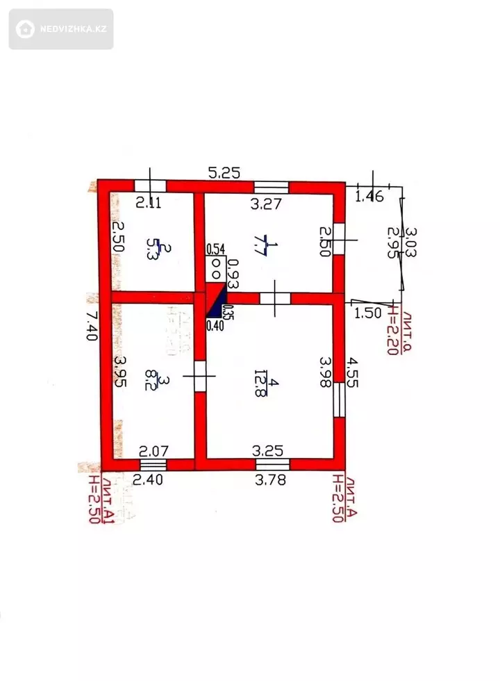 34 м², 3-комнатный дом, 34 м², изображение - 1