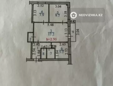 50 м², 3-комнатная квартира, этаж 4 из 5, 50 м², изображение - 14