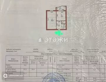 52.1 м², 1-комнатная квартира, этаж 1 из 9, 52 м², изображение - 2