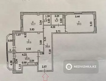 92 м², 3-комнатная квартира, этаж 6 из 12, 92 м², изображение - 10