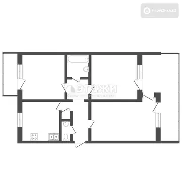 100 м², 3-комнатная квартира, этаж 7 из 10, 100 м², изображение - 9