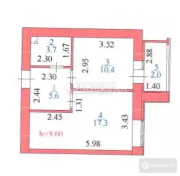 39 м², 1-комнатная квартира, этаж 2 из 12, 39 м², изображение - 8