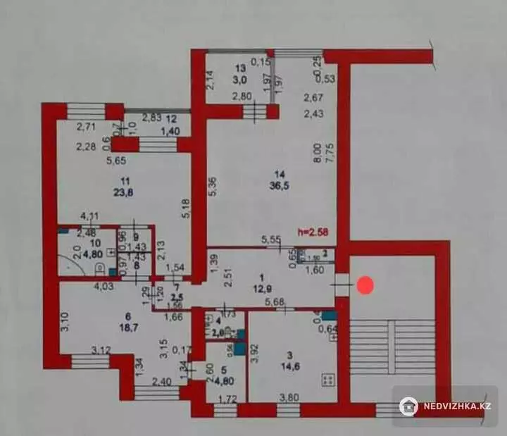 129 м², 3-комнатная квартира, этаж 3 из 5, 129 м², изображение - 1