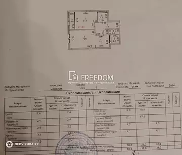 68 м², 2-комнатная квартира, этаж 7 из 9, 68 м², изображение - 17