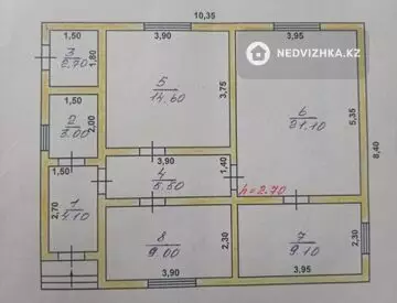 79 м², 3-комнатный дом, 6 соток, 79 м², изображение - 18