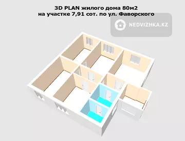 80 м², 4-комнатный дом, 80 м², изображение - 27