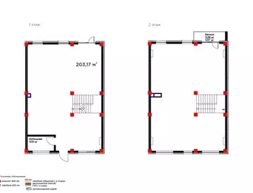 0-комнатная квартира, этаж 1 из 2, 203 м²