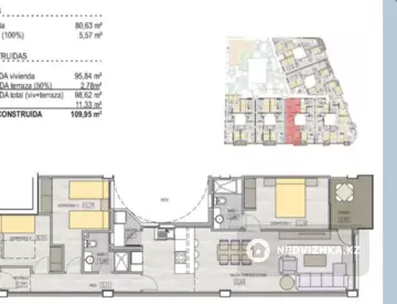 102 м², 4-комнатная квартира, этаж 3 из 5, 102 м², изображение - 10