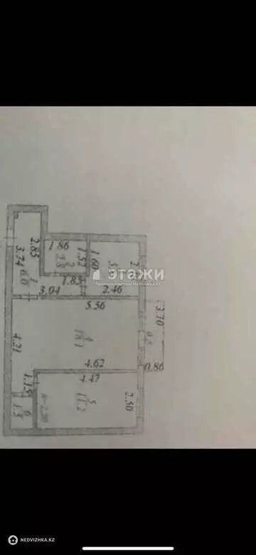 46 м², 2-комнатная квартира, этаж 3 из 5, 46 м², изображение - 12