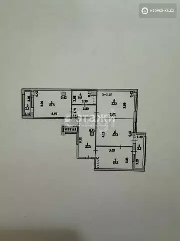 3-комнатная квартира, этаж 6 из 8, 121 м²