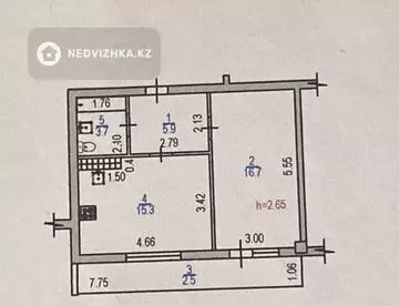 47 м², 1-комнатная квартира, этаж 4 из 10, 47 м², изображение - 9