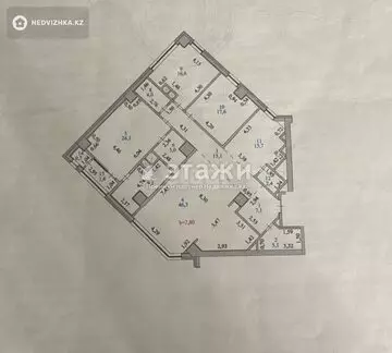 172.4 м², 4-комнатная квартира, этаж 7 из 33, 172 м², изображение - 10