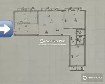 112 м², 3-комнатная квартира, этаж 10 из 10, 112 м², изображение - 3