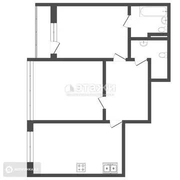 63 м², 2-комнатная квартира, этаж 2 из 5, 63 м², изображение - 3