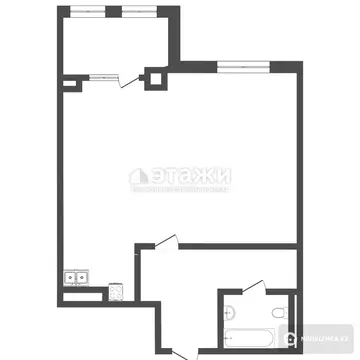 30 м², 1-комнатная квартира, этаж 8 из 9, 30 м², изображение - 13