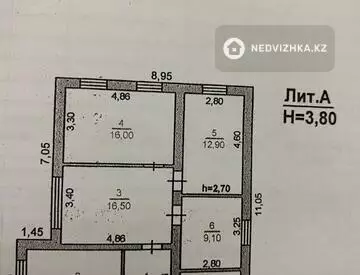 100 м², 4-комнатный дом, 8 соток, 100 м², изображение - 5