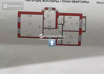 91 м², 3-комнатная квартира, этаж 5 из 6, 91 м², изображение - 3