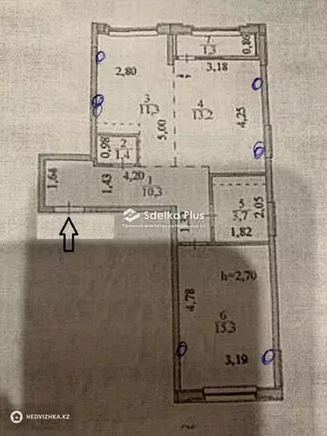 57 м², 2-комнатная квартира, этаж 5 из 9, 57 м², изображение - 10