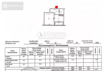 40 м², 1-комнатная квартира, этаж 12 из 18, 40 м², изображение - 6