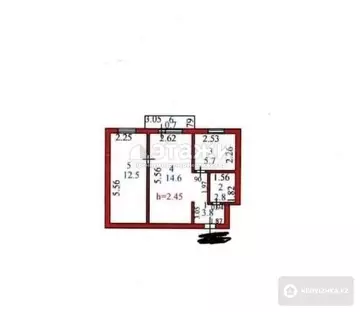 40.1 м², 2-комнатная квартира, этаж 5 из 5, 40 м², изображение - 20