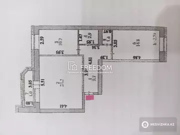 64.3 м², 2-комнатная квартира, этаж 5 из 5, 64 м², изображение - 15