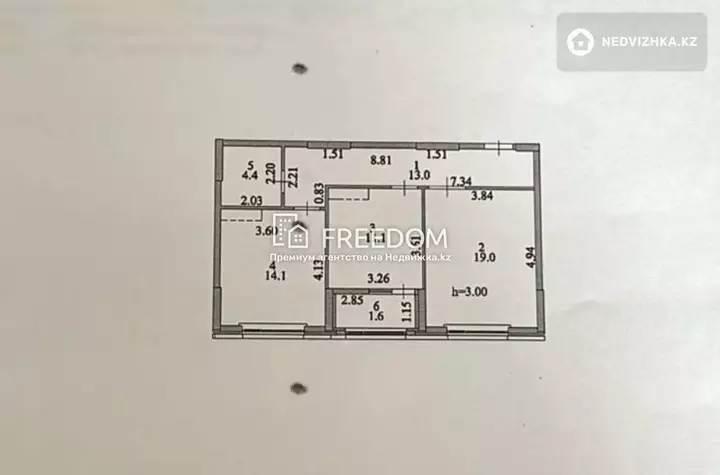 63.2 м², 2-комнатная квартира, этаж 16 из 18, 63 м², изображение - 1