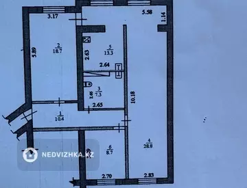 87.2 м², 3-комнатная квартира, этаж 2 из 5, 87 м², изображение - 14