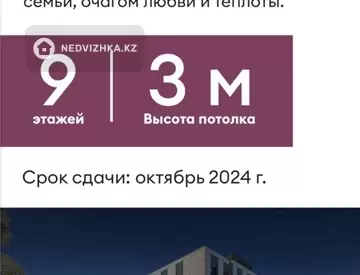 63 м², 2-комнатная квартира, этаж 9 из 9, 63 м², изображение - 1