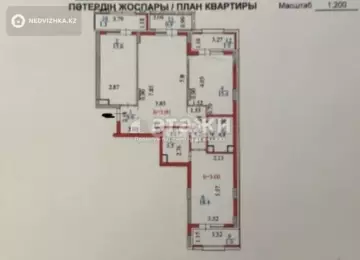 101.7 м², 3-комнатная квартира, этаж 6 из 8, 102 м², изображение - 2