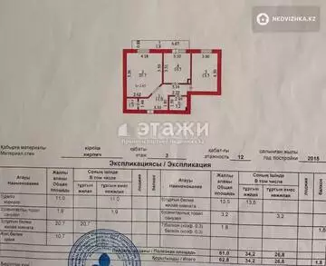 64 м², 3-комнатная квартира, этаж 3 из 12, 64 м², изображение - 14