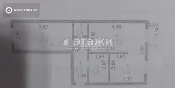 53.3 м², 2-комнатная квартира, этаж 7 из 9, 53 м², изображение - 10