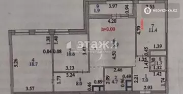 82.9 м², 3-комнатная квартира, этаж 7 из 7, 83 м², изображение - 6