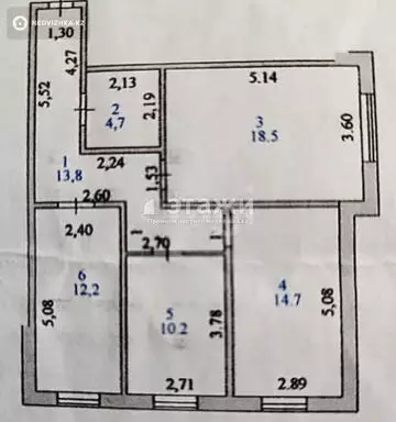 74 м², 3-комнатная квартира, этаж 2 из 19, 74 м², изображение - 5