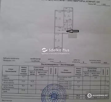 62 м², 2-комнатная квартира, этаж 5 из 9, 62 м², изображение - 11