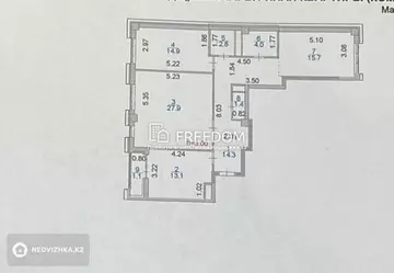 95.2 м², 3-комнатная квартира, этаж 8 из 8, 95 м², изображение - 34