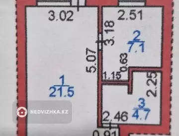 35.5 м², 1-комнатная квартира, этаж 5 из 9, 36 м², изображение - 9