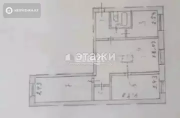 58 м², 3-комнатная квартира, этаж 1 из 5, 58 м², изображение - 4