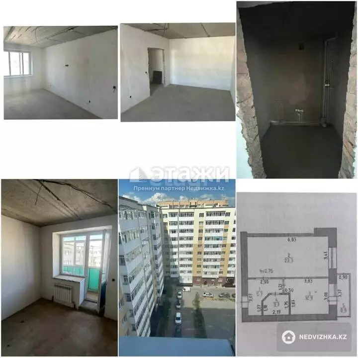 45 м², 1-комнатная квартира, этаж 10 из 10, 45 м², изображение - 1