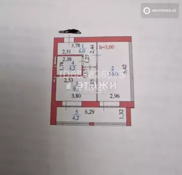 39.5 м², 1-комнатная квартира, этаж 12 из 12, 40 м², изображение - 8