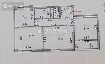 82 м², 3-комнатная квартира, этаж 14 из 18, 82 м², изображение - 30