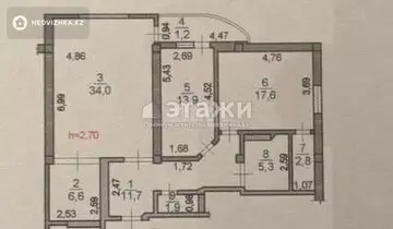 95 м², 3-комнатная квартира, этаж 3 из 14, 95 м², изображение - 19