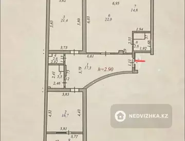 108 м², 3-комнатная квартира, этаж 5 из 10, 108 м², изображение - 6