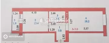 44 м², 1-комнатная квартира, этаж 7 из 9, 44 м², изображение - 7