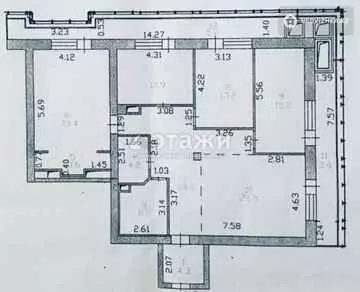 180 м², 4-комнатная квартира, этаж 14 из 37, 180 м², изображение - 9