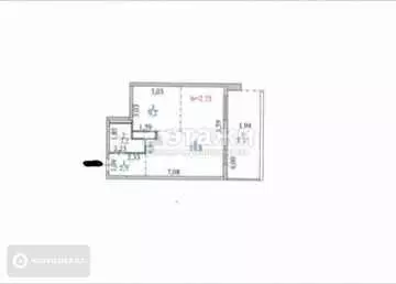 39 м², 1-комнатная квартира, этаж 24 из 24, 39 м², изображение - 11