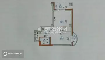 49 м², 1-комнатная квартира, этаж 15 из 16, 49 м², изображение - 1