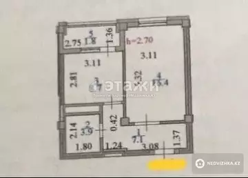 38 м², 1-комнатная квартира, этаж 5 из 10, 38 м², изображение - 7