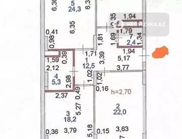 105 м², 3-комнатная квартира, этаж 4 из 9, 105 м², изображение - 8